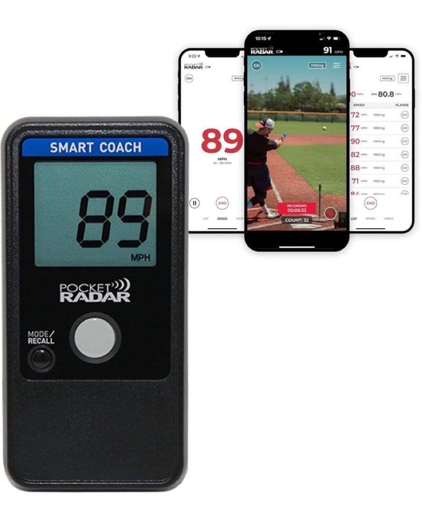 高機能スピードガンPocket Radar Smart Coach SR1100