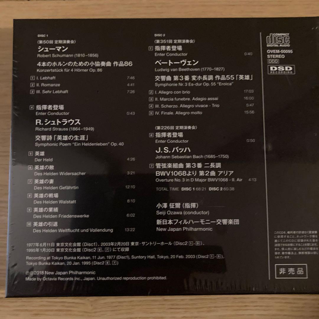 小澤征爾　新日本フィルハーモニー交響楽団