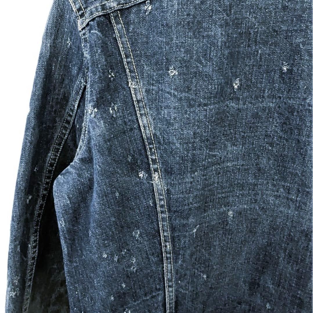 エ*ケ様 70's Lee デニムジャケット 黒タグ USA製 雰囲気系 L