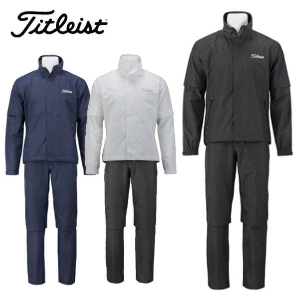 新品 タイトリスト Titleist レインウェア 上下セット Mサイズ BK