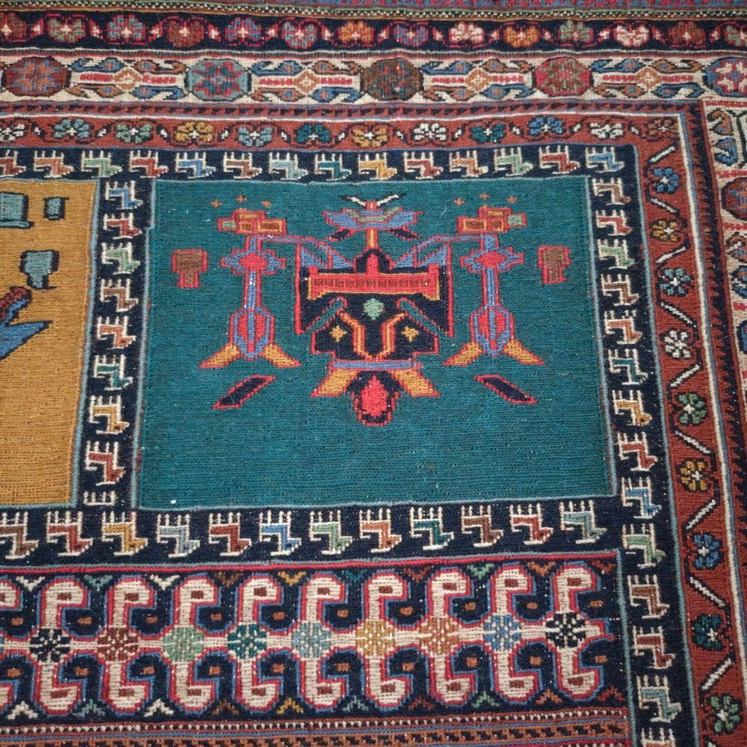 サウジアラビア　ラグ　玄関マット　118x78cm