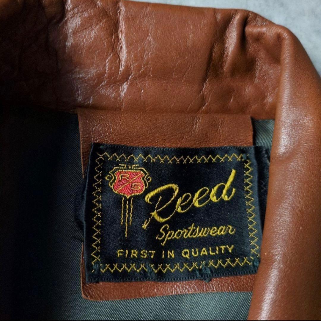 70s Reed ヴィンテージ GENERALジッパー 短丈 レザー ジャケット