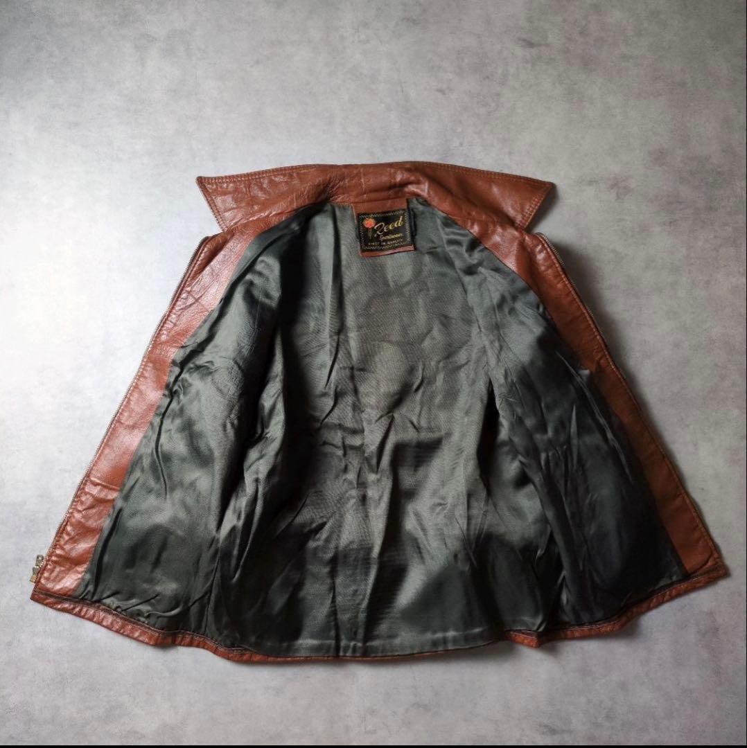 70s Reed ヴィンテージ GENERALジッパー 短丈 レザー ジャケット