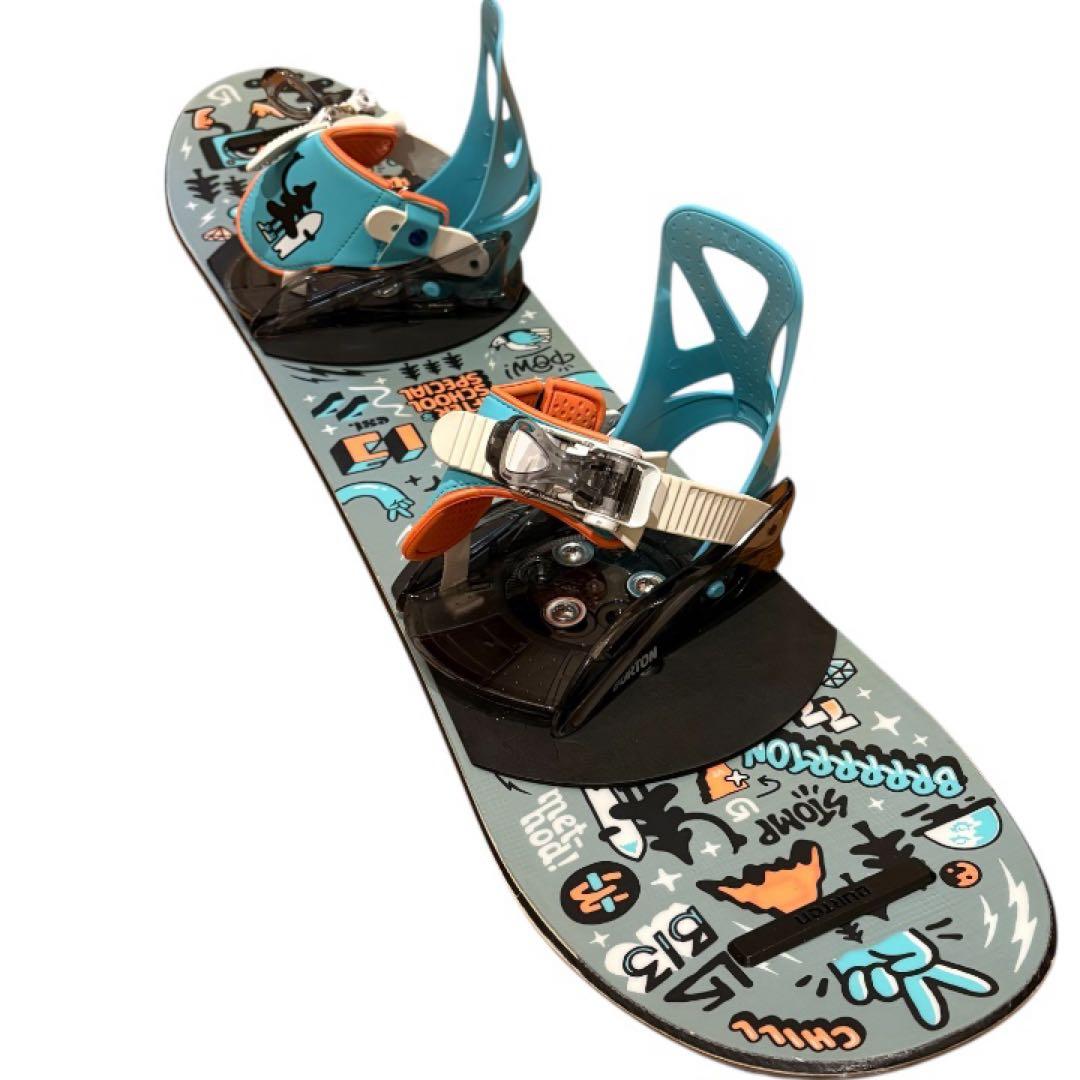 バートン キッズ スノーボード板 ビンディングセットBURTON90センチ