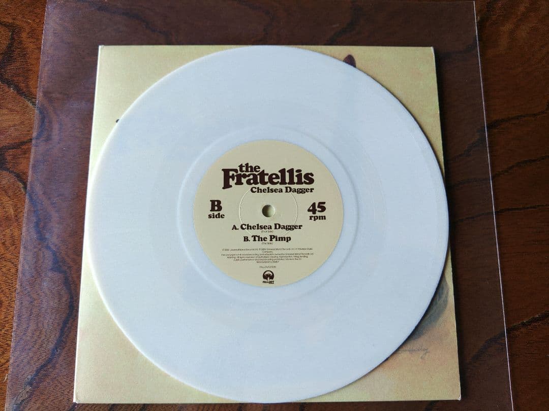 The Fratellis ‎ Chelsea Dagger 8インチレコード