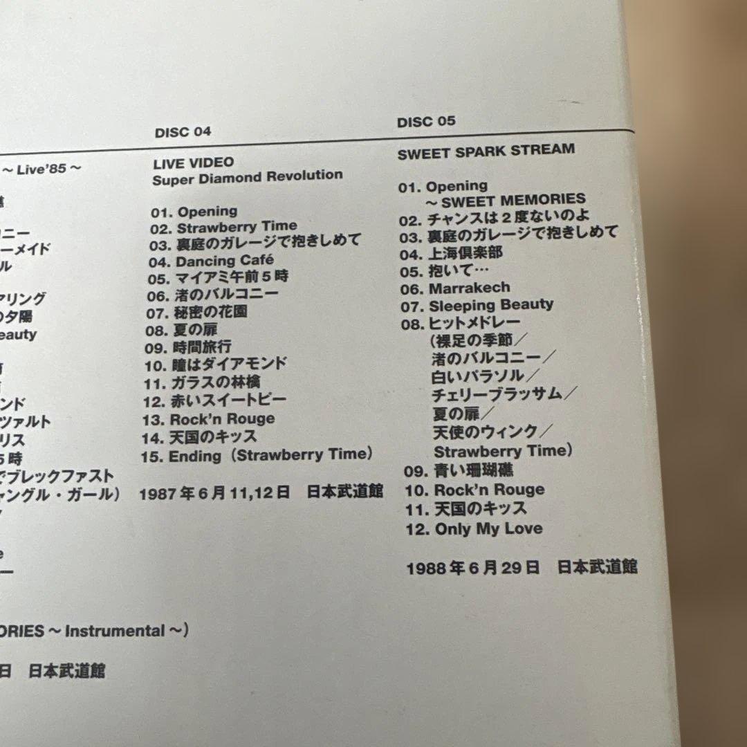 SEIKO MATSUDA PREMIUM DVD BOX 25周年記念