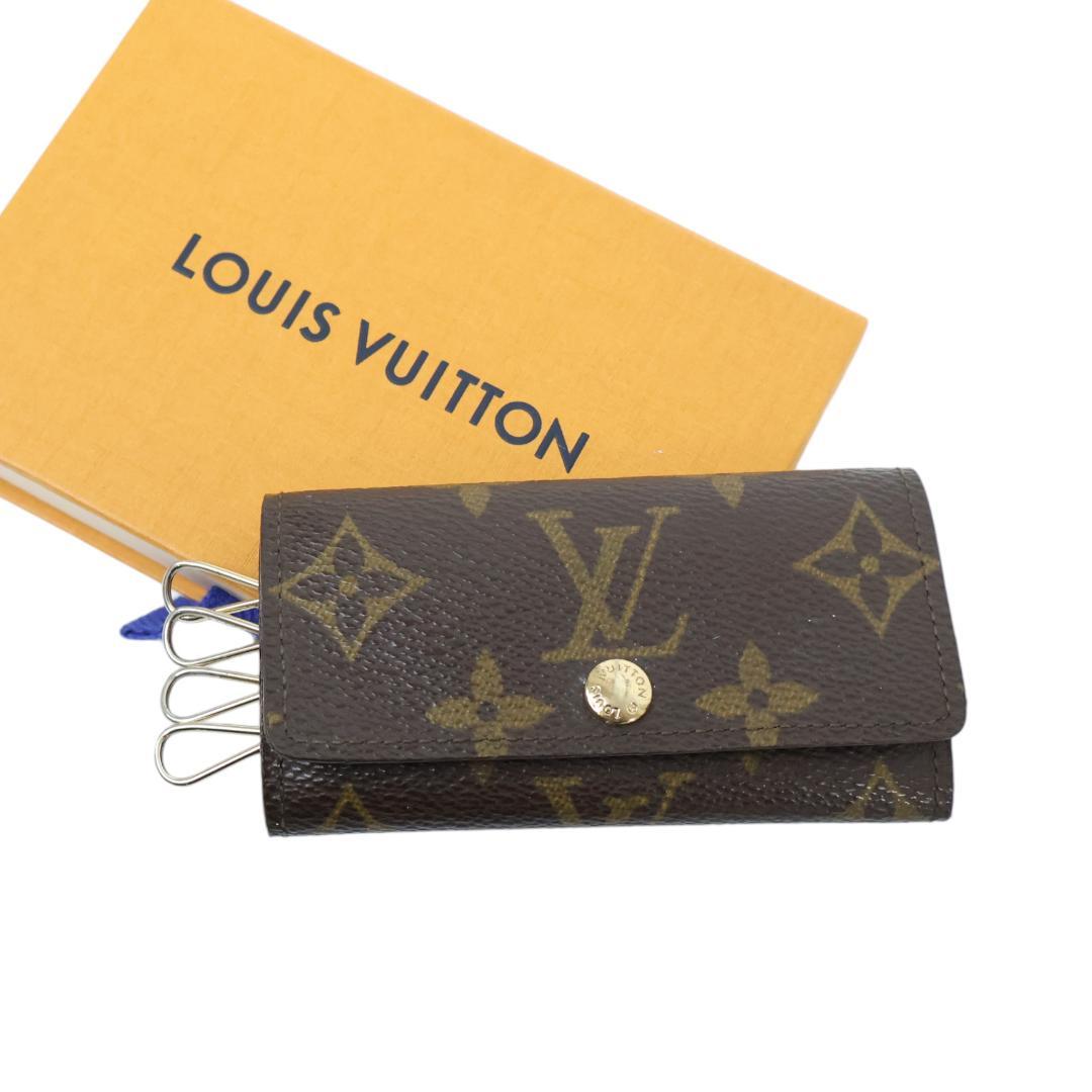 美品 LOUIS VUITTON キーケース 4連 モノグラム ミュルティクレ4