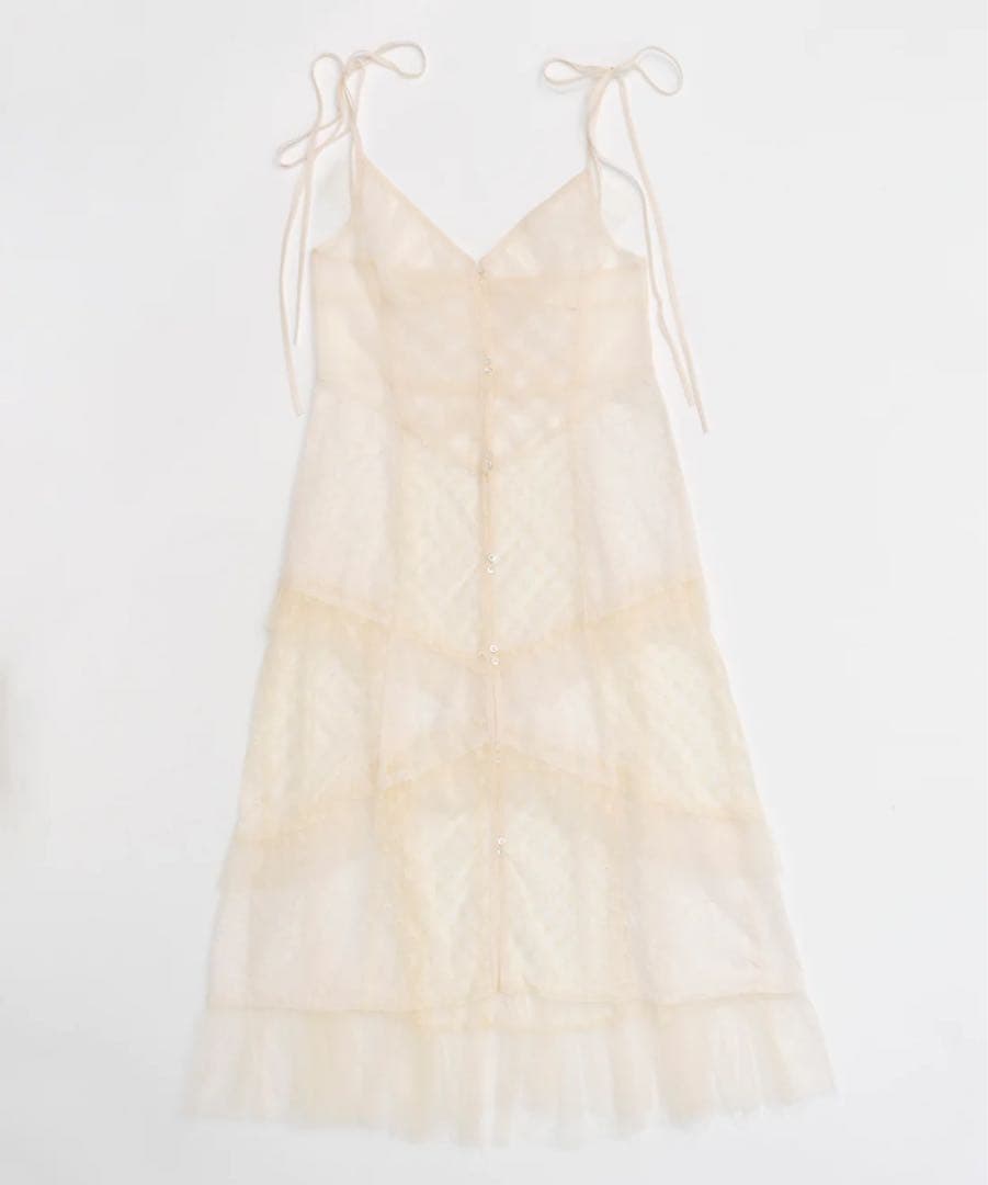【MAISON SPECIAL】ドッキングレースチュールフリルワンピース
