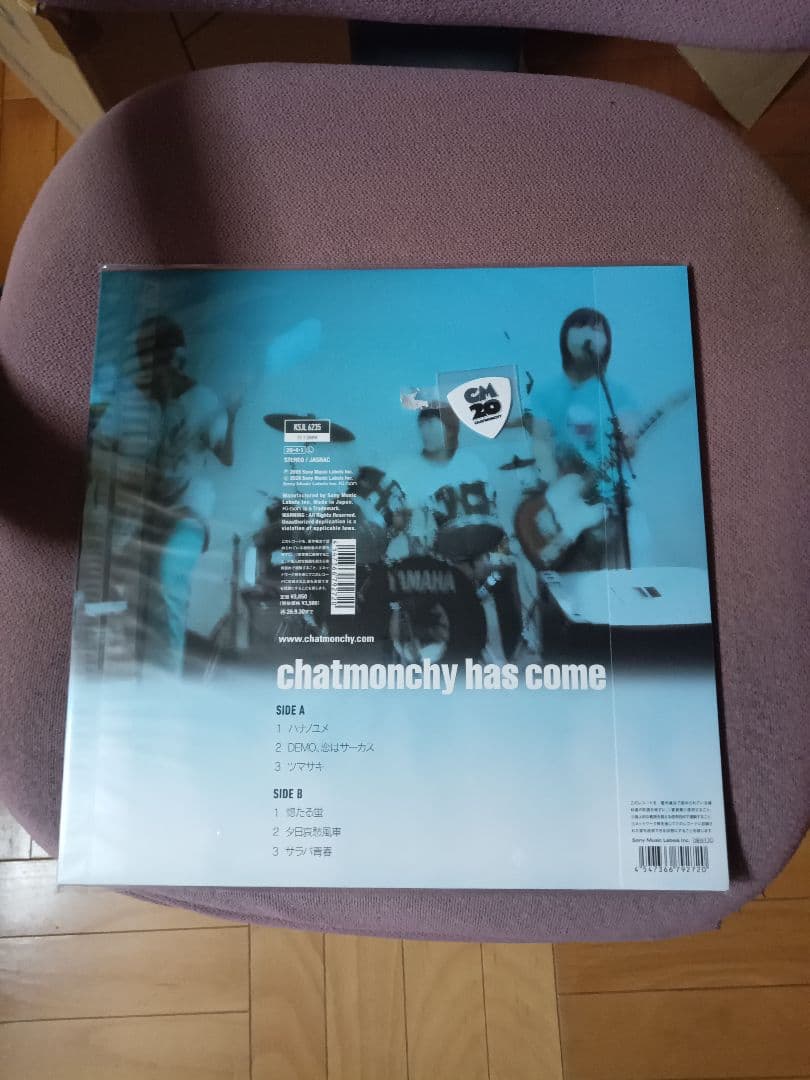 chatmonchy has come完全生産限定盤レコード特典ピック付