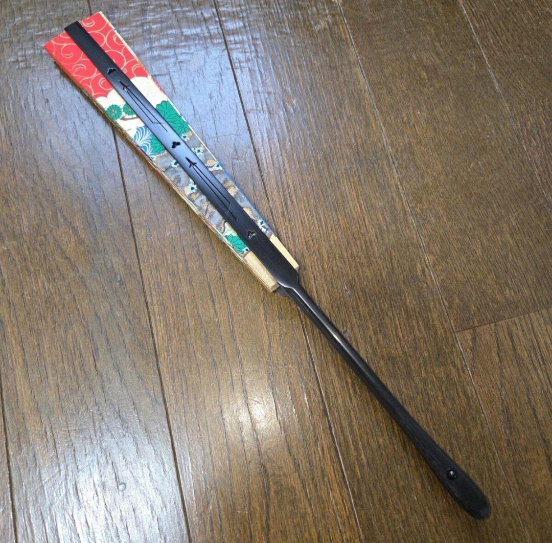 仕舞扇　鬘扇　桐箱付　十松屋福井扇舗