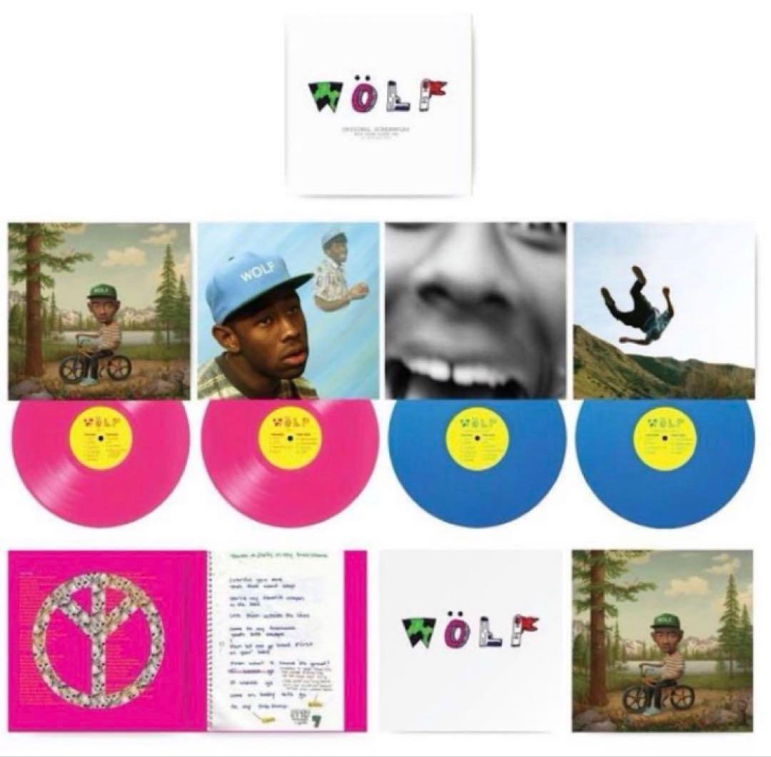 tyler the creator WOLF 4LP レコードボックス