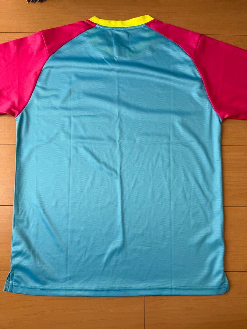 YONEX バドミントンシャツ ピンク/青/黄色