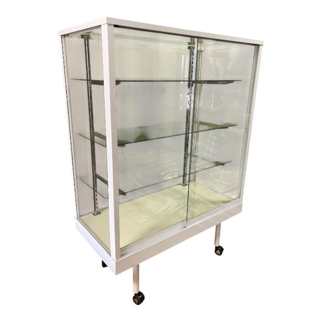 店舗用　ガラスショーケース 120㎝　ガラスケース　キャビネット　什器