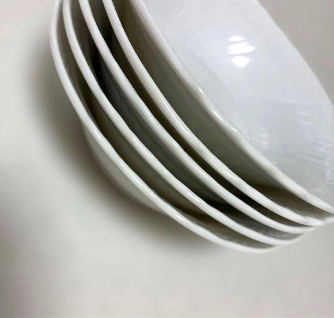 【美品】リチャードジノリ　ベッキオホワイト　フルーツソーサー　15cm×5枚