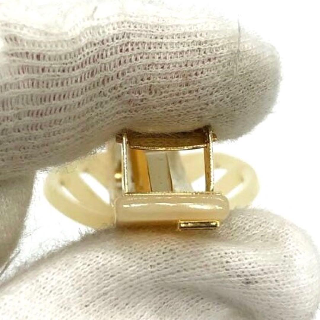 未使用級✨アレクサンドルドゥパリ　 バレッタ　リーフ