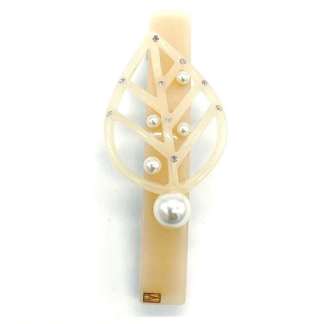 未使用級✨アレクサンドルドゥパリ　 バレッタ　リーフ