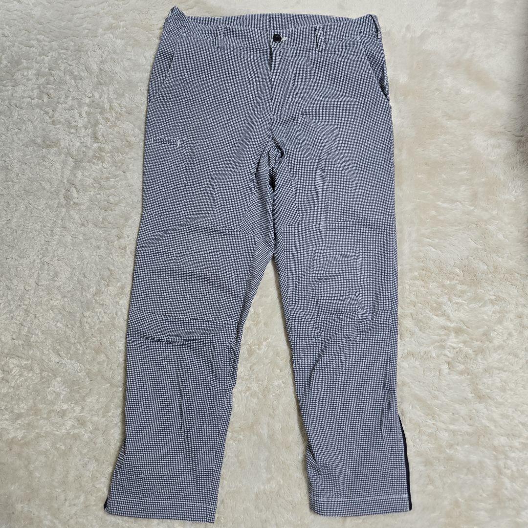 BEAMS GOLF シアサッカー チェック柄 パンツ XL