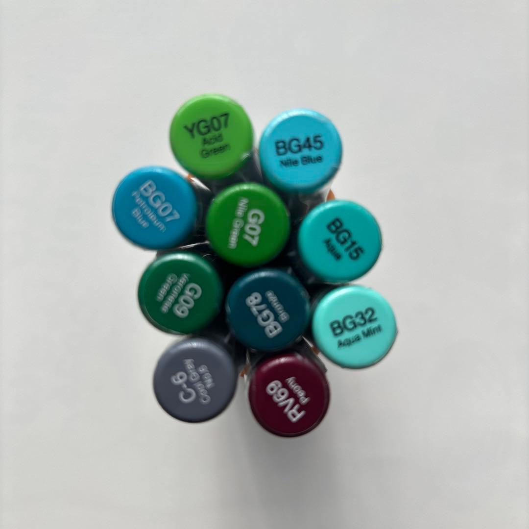 コピックインク-COPIC inkリフィル可能なマーカー インク20色セット
