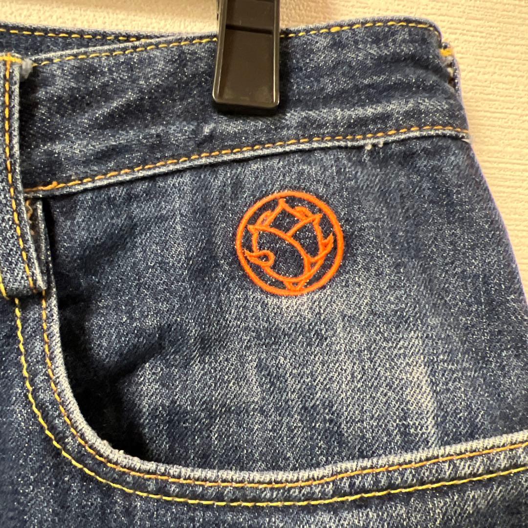 【美品】EVIS エヴィス　PMG ボタンフライデニムパンツ　メンズ　36