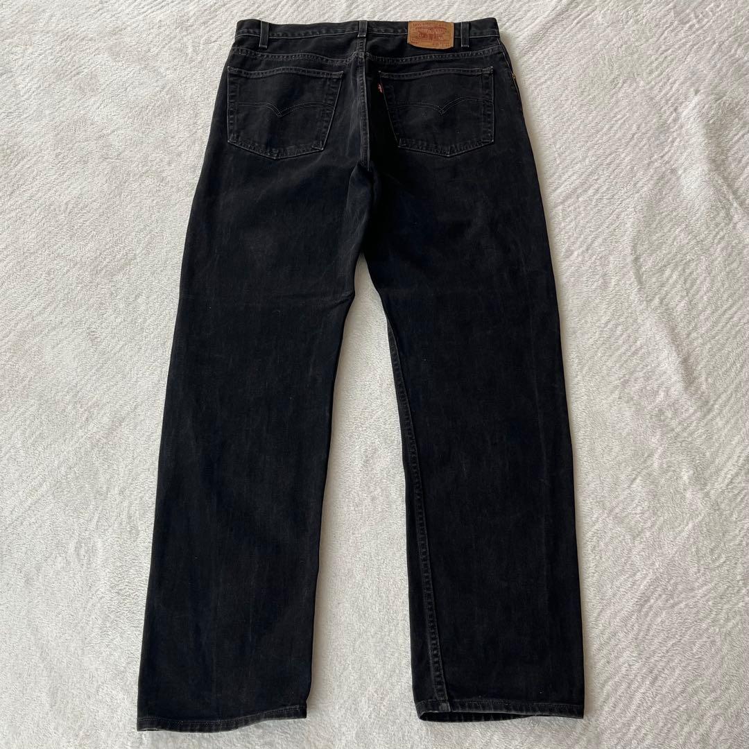 abcde’s！Levi's505 後染ブラックデニム w38 メキシコ製