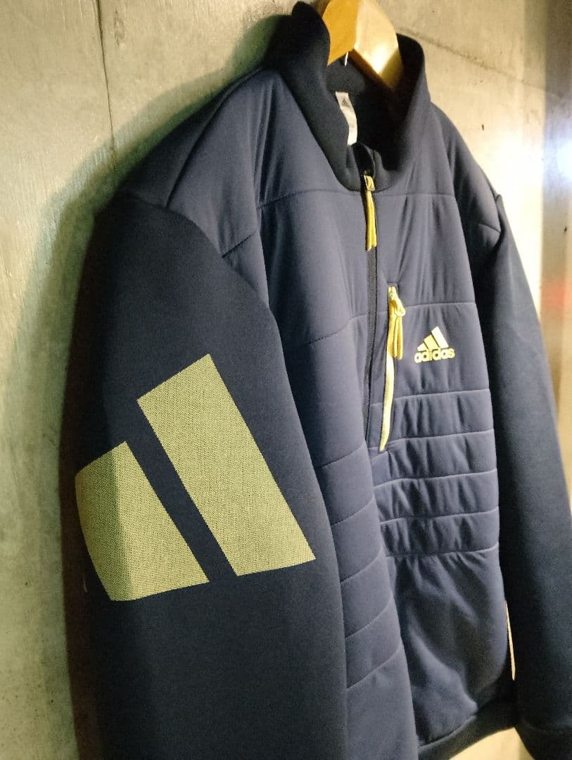 限定1点　正規品　adidas ネイビー ゴルフジャケット　美品　送料無料L