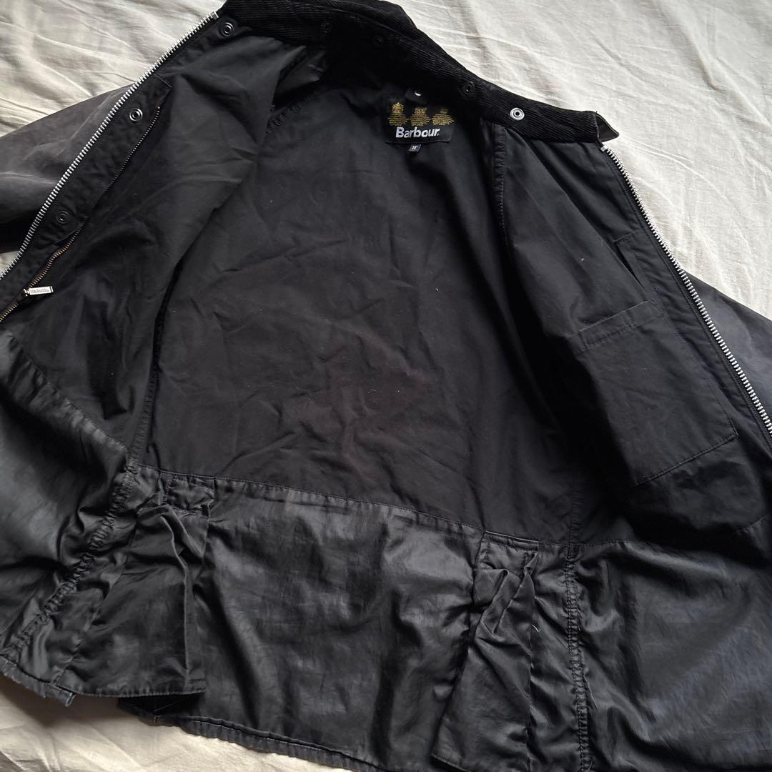 【美品】BARBOUR SL BEDALE WASHED ビデイル ブラック