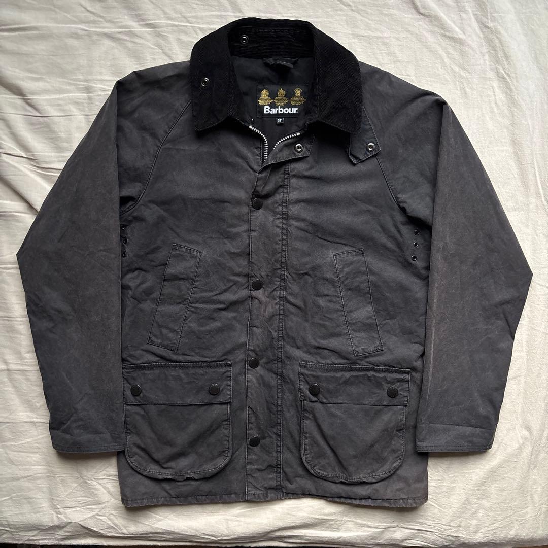 【美品】BARBOUR SL BEDALE WASHED ビデイル ブラック