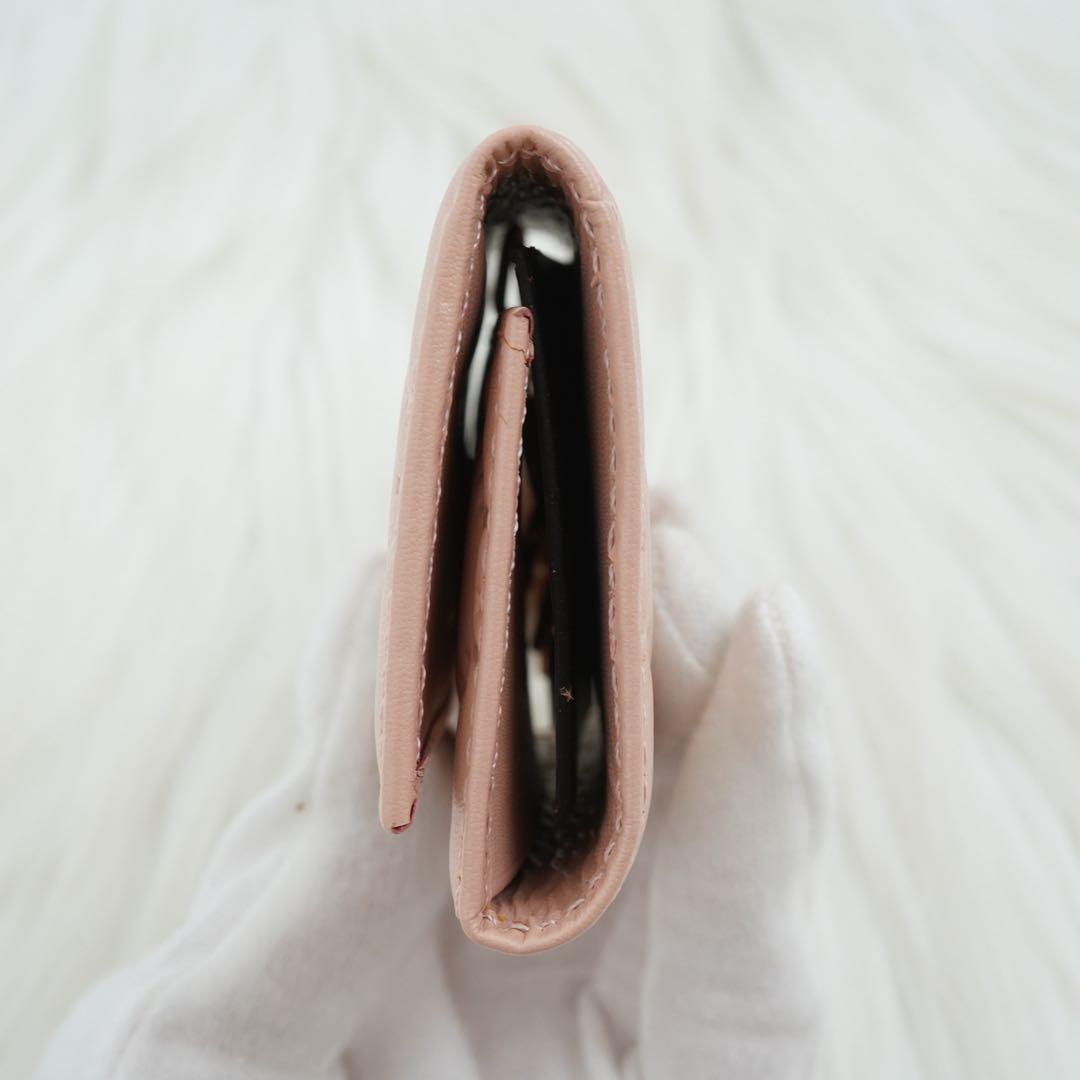 未使用品　箱付き　GUCCI グッチ　キーケース　GG柄 シマ　レザー　ピンク