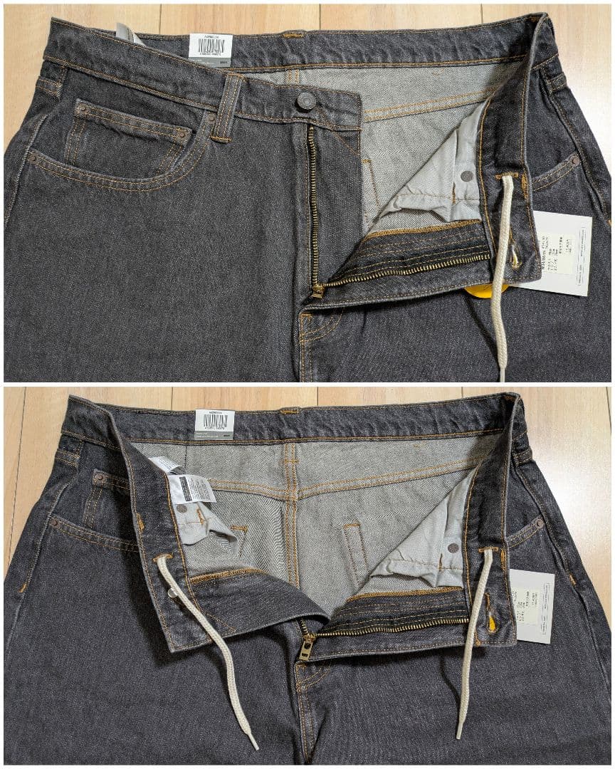LEVI'S スケート スーパーバギー ブラック CORDURA W33×L30