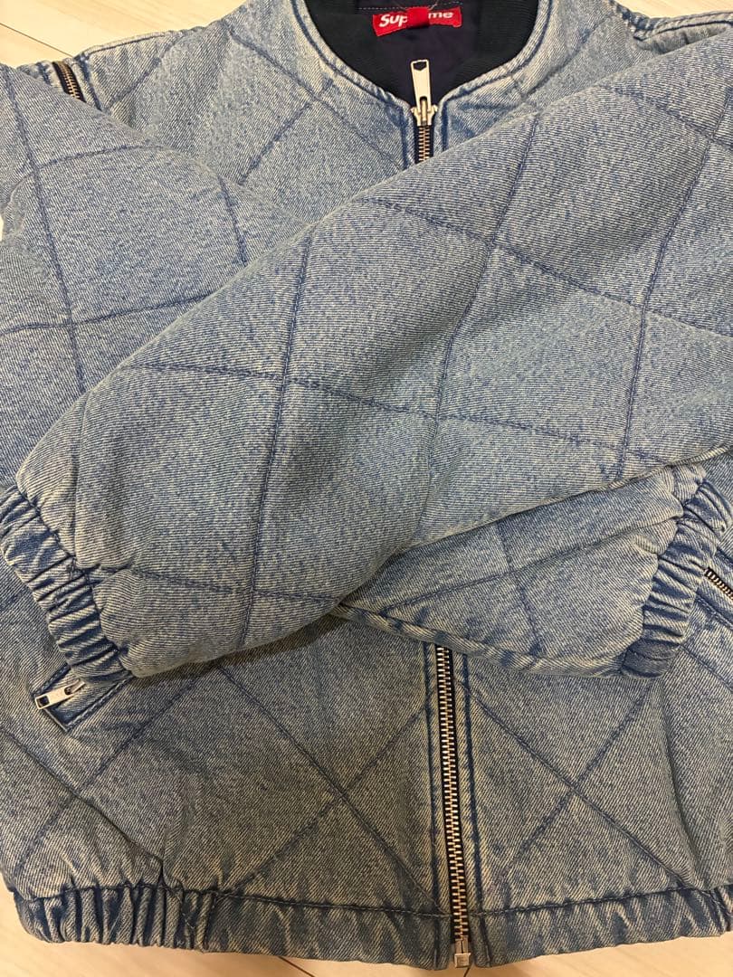ジャケット・アウター SupremeZip-OffSleeveQuiltedBomberJacket