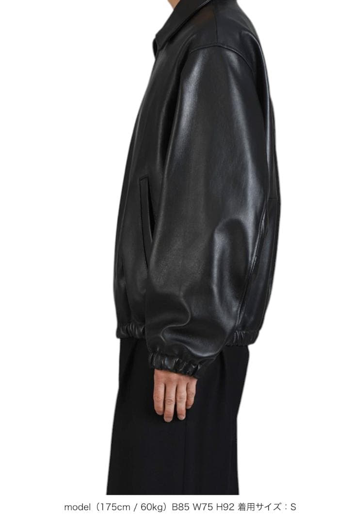 ジャケット・アウター ssstein LEATHER ZIP SHORT JACKET