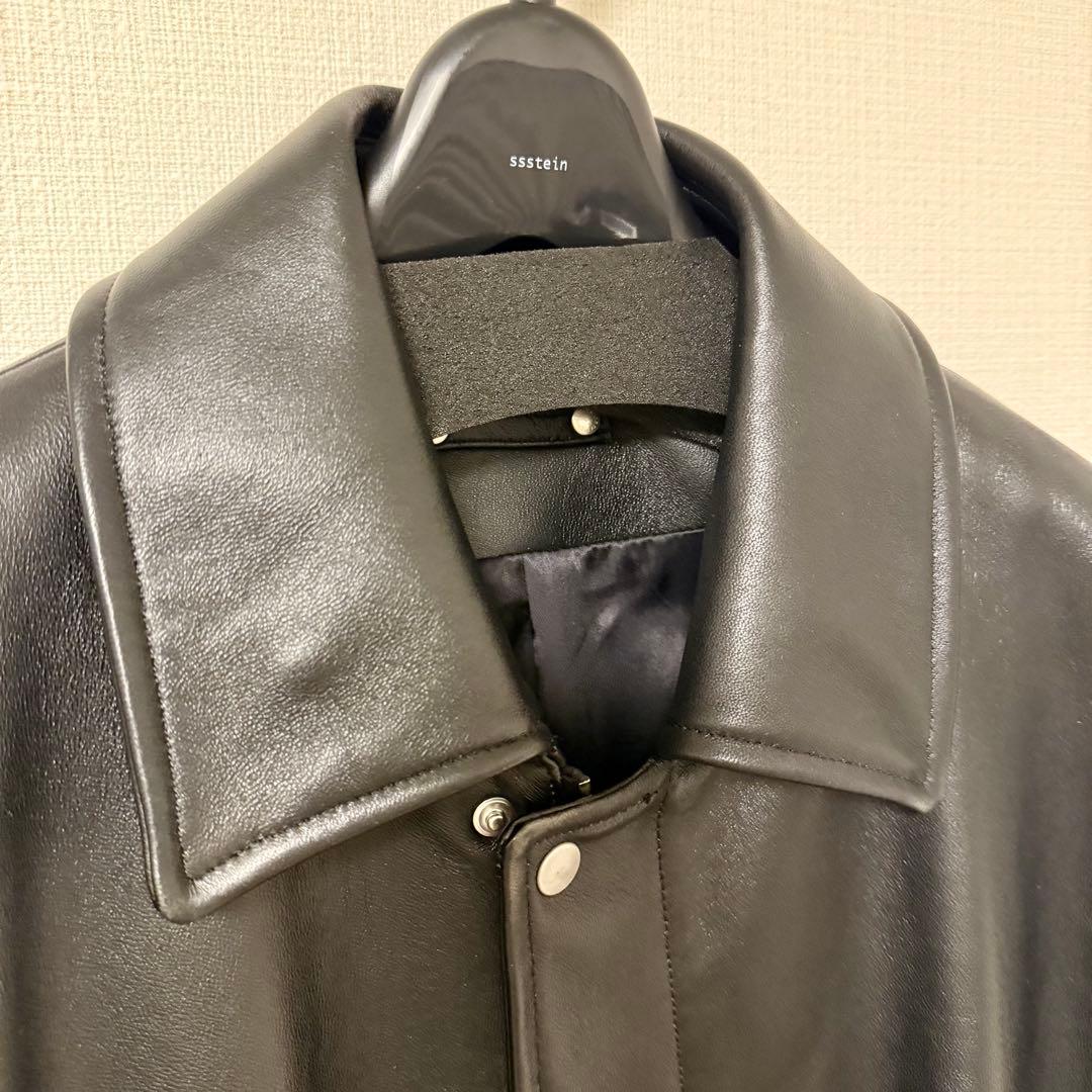 ジャケット・アウター ssstein LEATHER ZIP SHORT JACKET