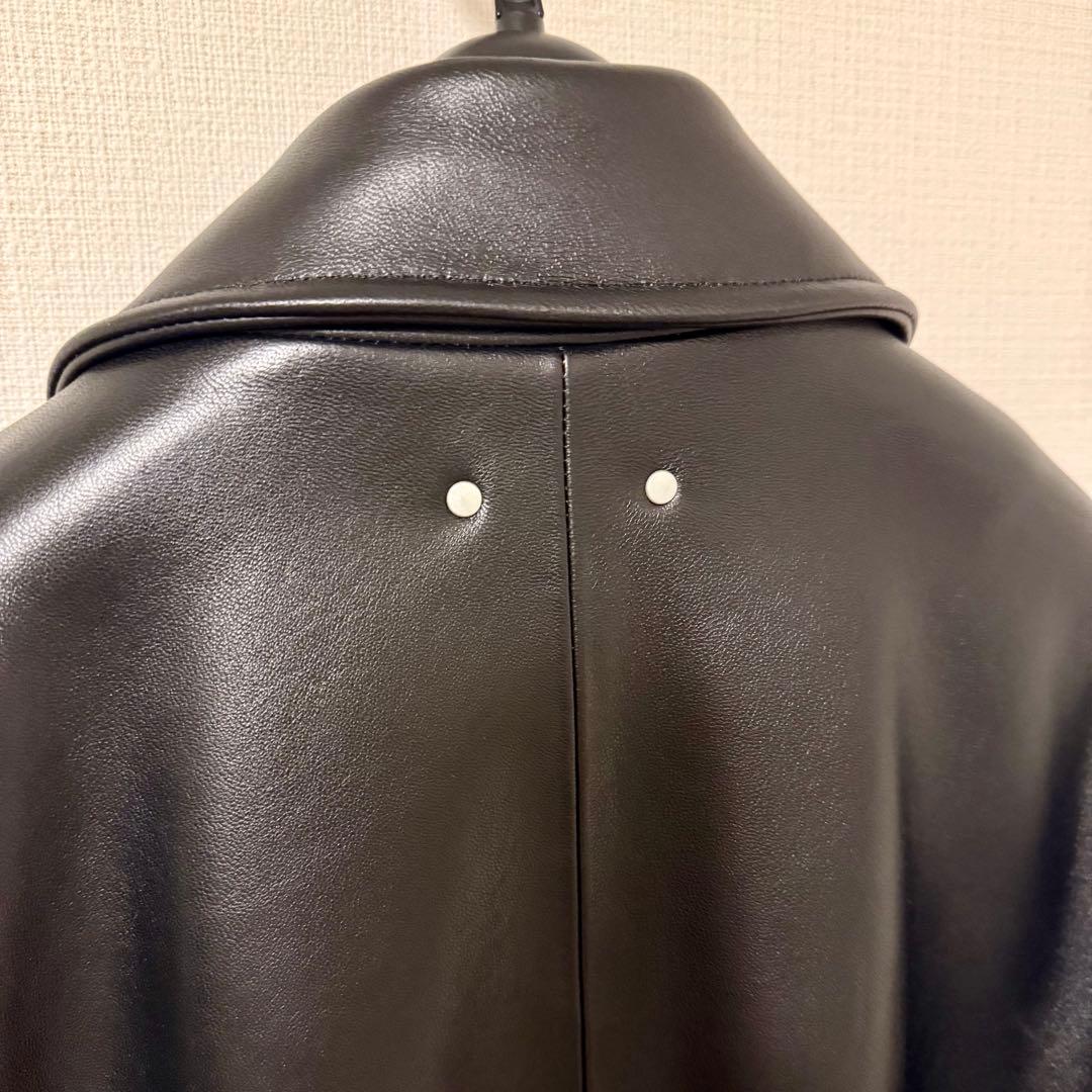 ジャケット・アウター ssstein LEATHER ZIP SHORT JACKET