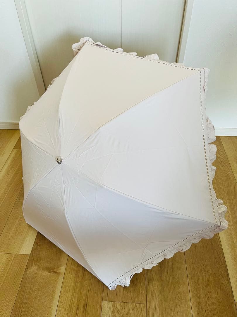 【新品未使用タグ付き】ジルスチュアート 晴雨兼用UV 折りたたみパラソル