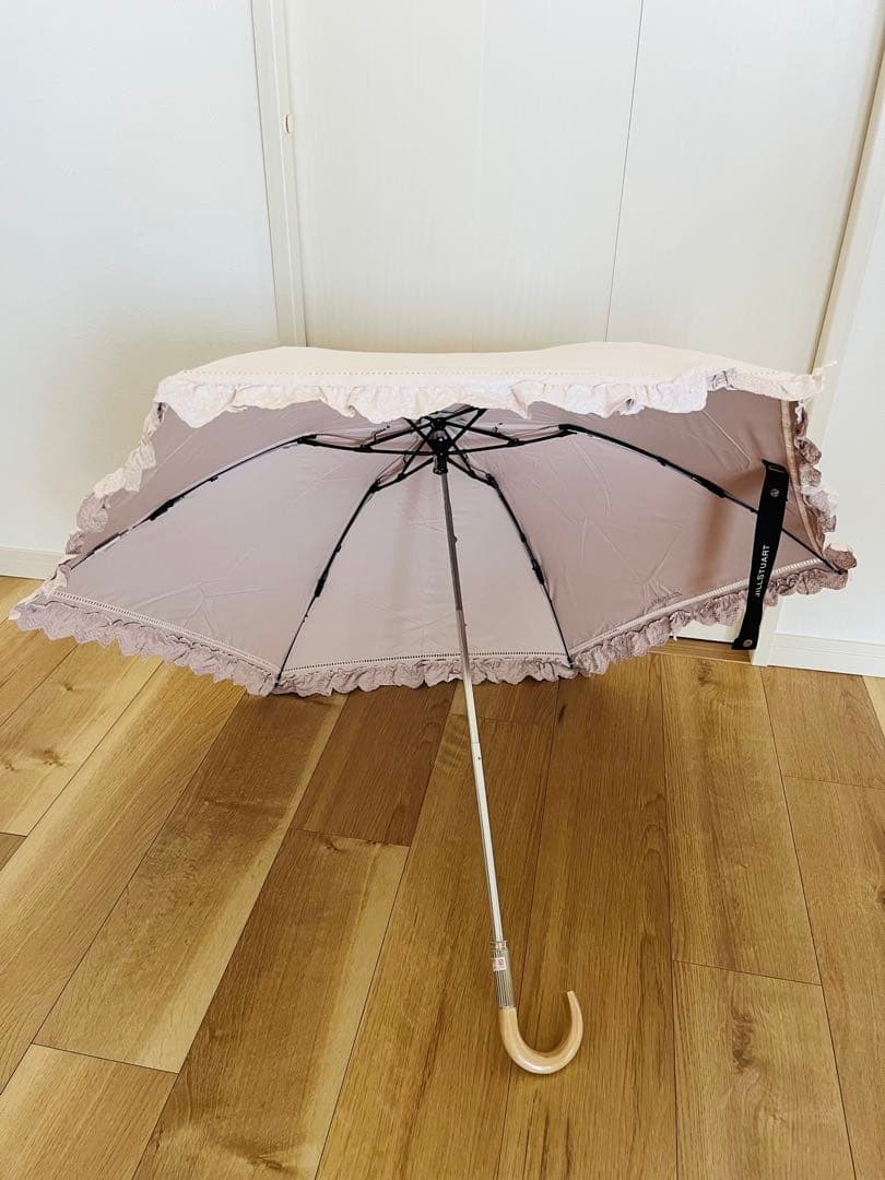 【新品未使用タグ付き】ジルスチュアート 晴雨兼用UV 折りたたみパラソル