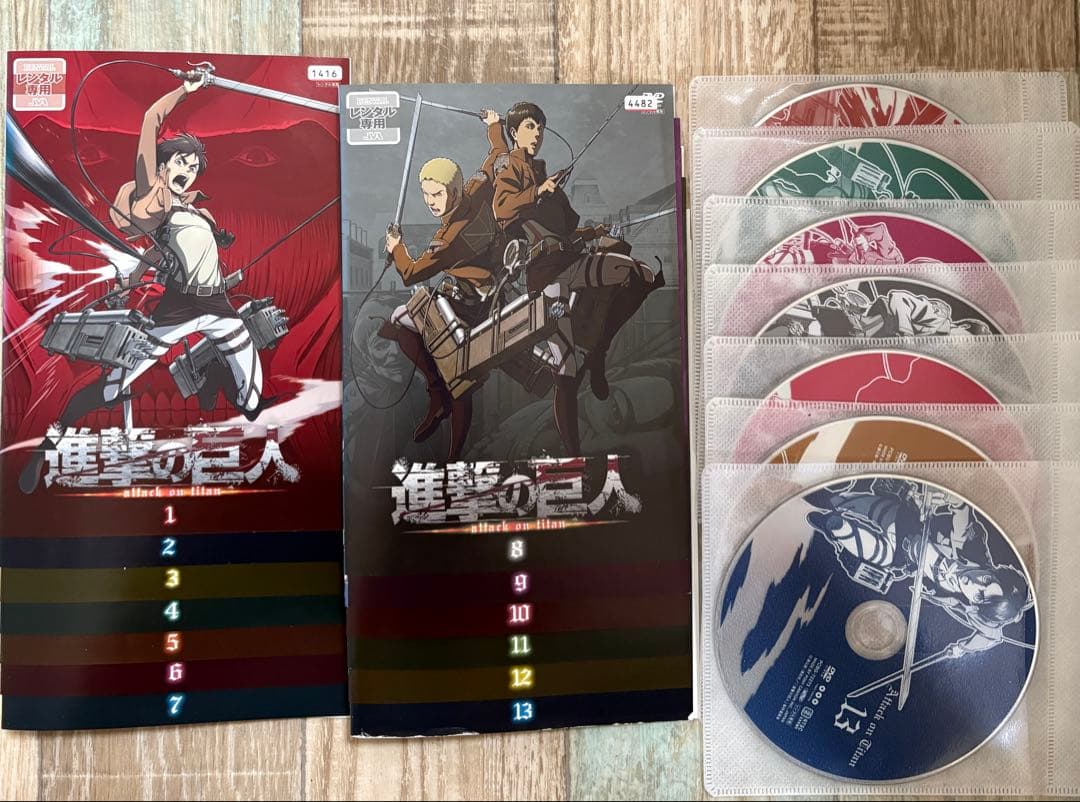 進撃の巨人 DVD 1.2.3期 全30巻 全巻 アニメ