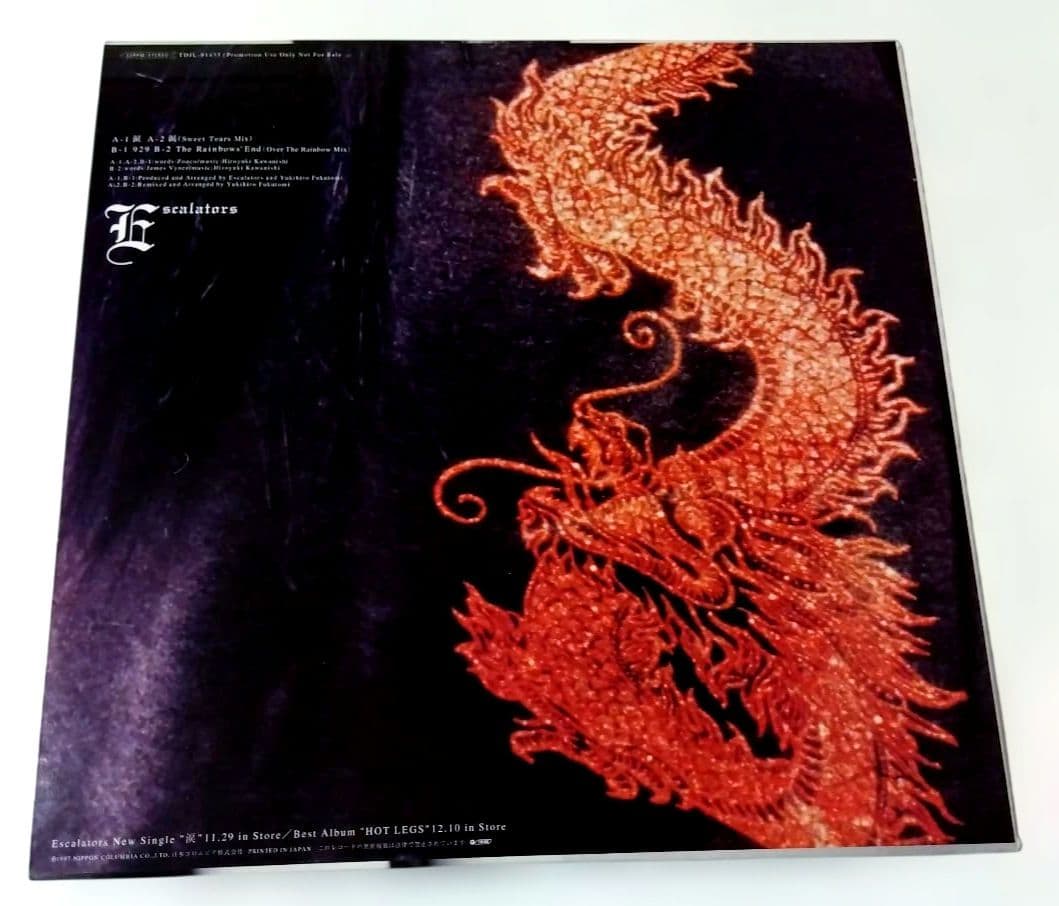 (プロモ12/33)エスカレーターズ　涙 zooco 極上美品