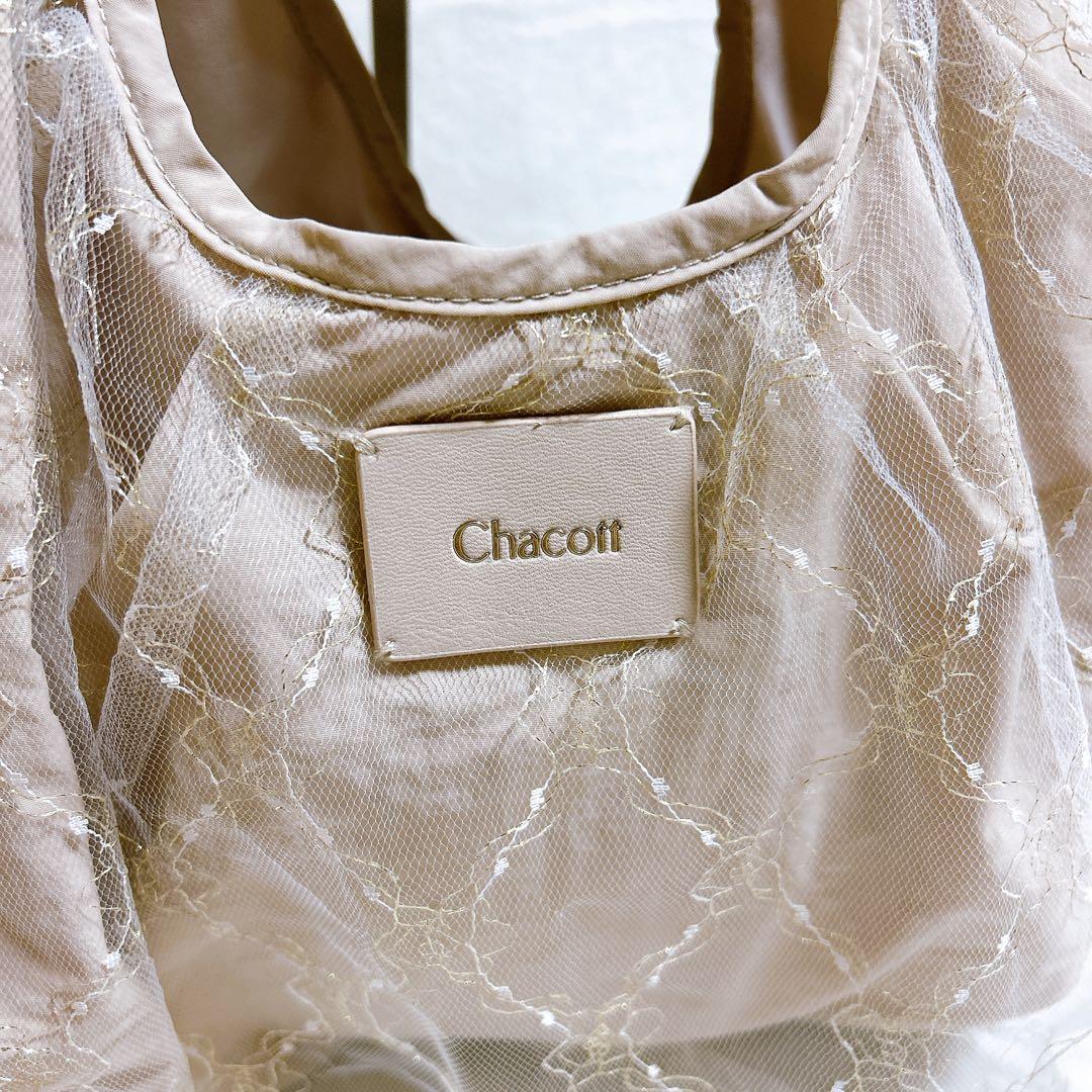 JAL限定品✨️Chacott チャコット チュチュバッグ トートバッグ 総レース