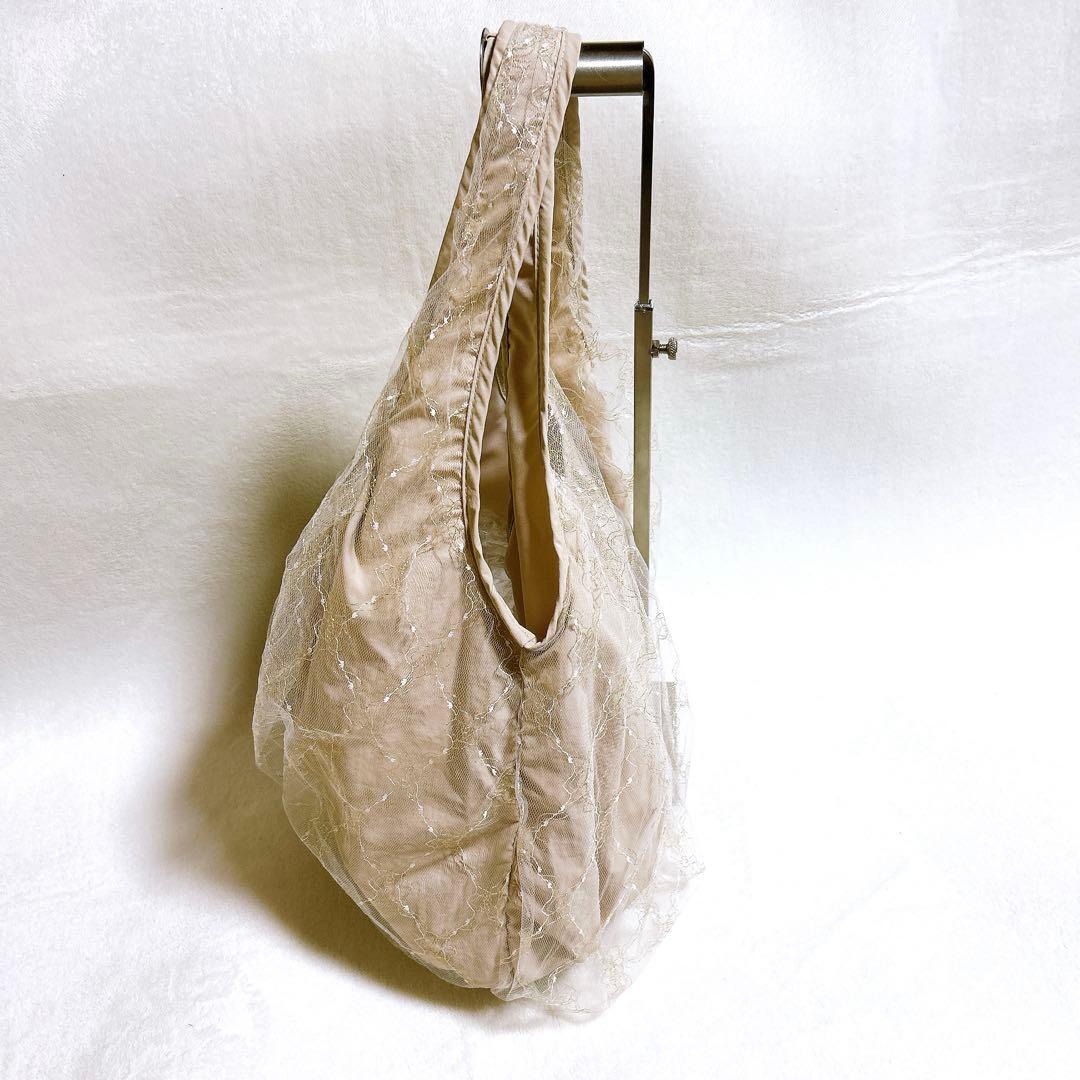 JAL限定品✨️Chacott チャコット チュチュバッグ トートバッグ 総レース