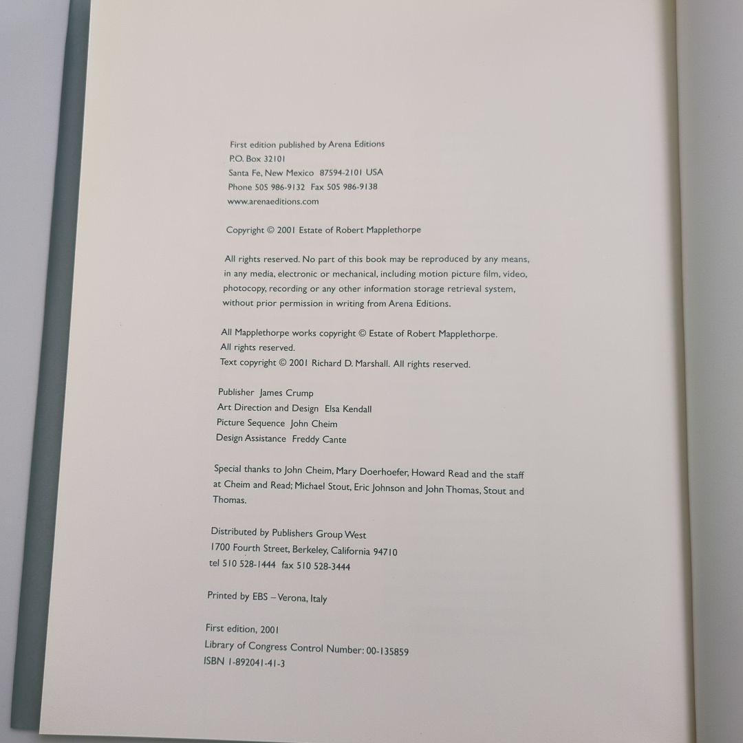 【希少】 Robert Mapplethorpe 写真集