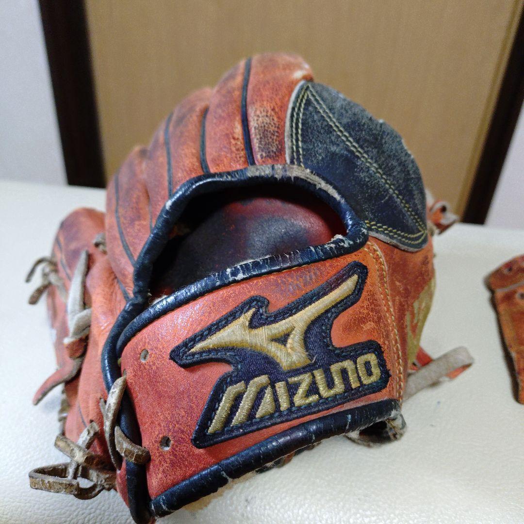 も*Ｊ様 ミズノプロ　山崎武司プロ支給品　硬式用グローブ　ジャンク扱い