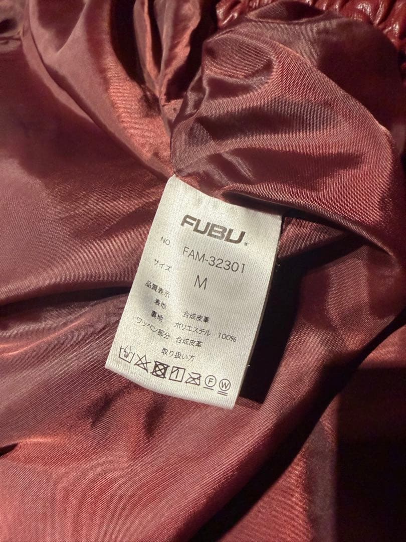 FUBU レザージャケット Mサイズ