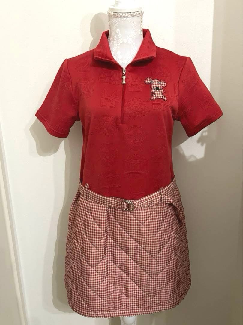 新品☆MU SPORTS ギンガムチェックワンピース