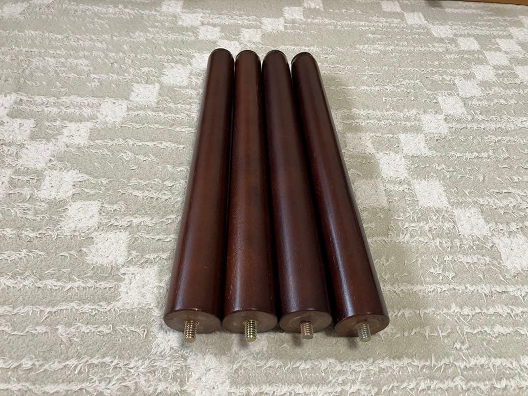木製センターローテーブル 引き出し2つ付き