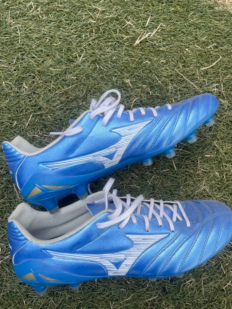 『極美品』Mizuno モナルシーダネオ3 プロ 青 スパイク 2E
