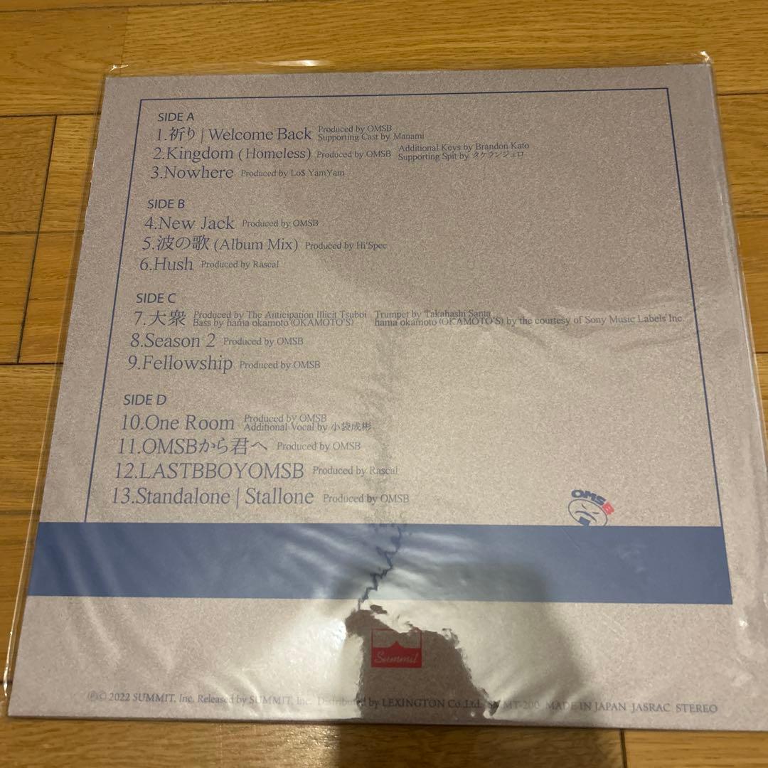 n*k様 OMSB / ALONE レコード ステッカー付