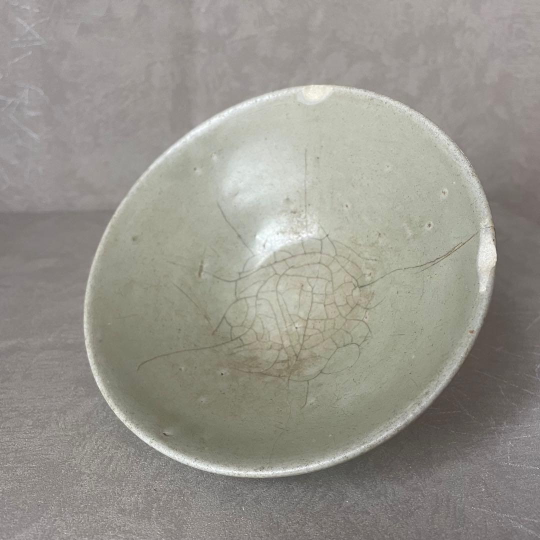 越州窯青磁 古越磁 中国美術 中国古玩 骨董 古美術 茶道具 喫茶具 抹茶茶碗