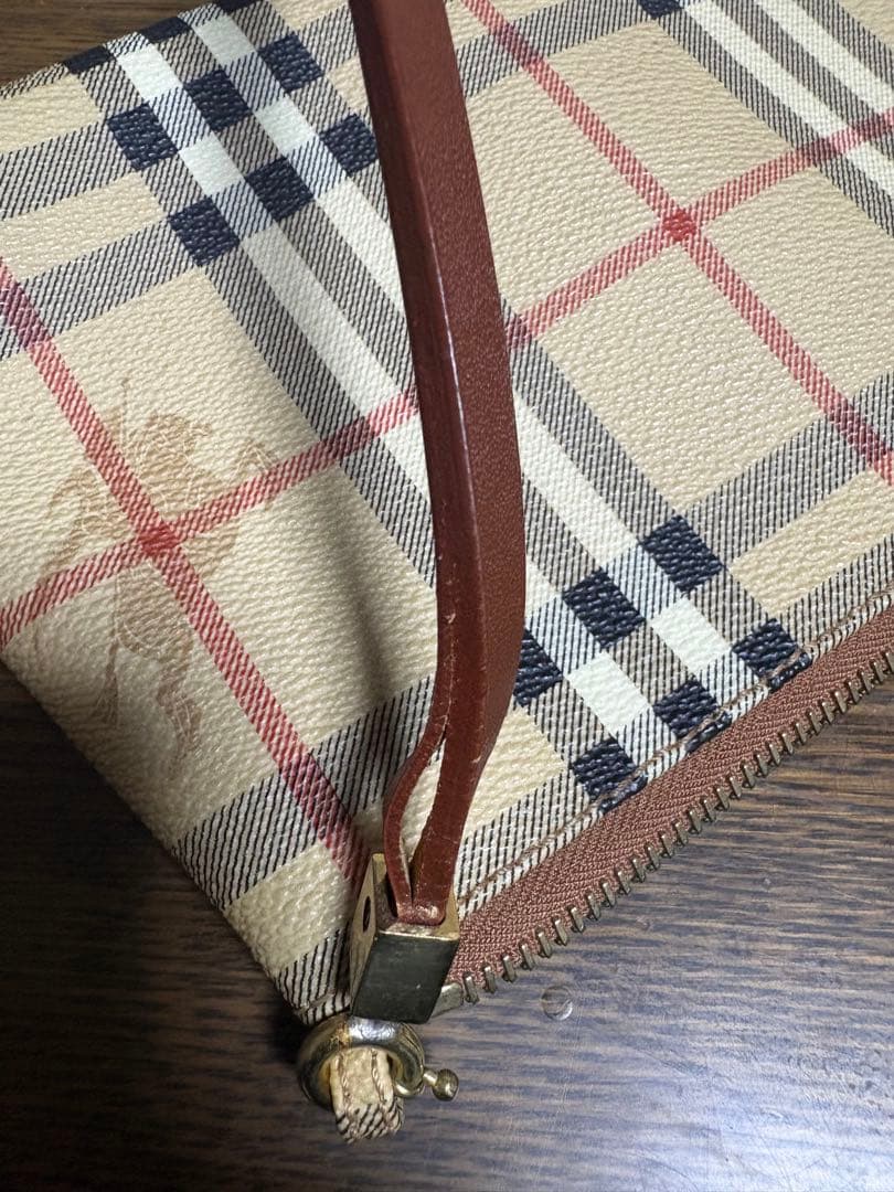 BURBERRY（バーバリー） ポーチ PVC ベージュ バッグ