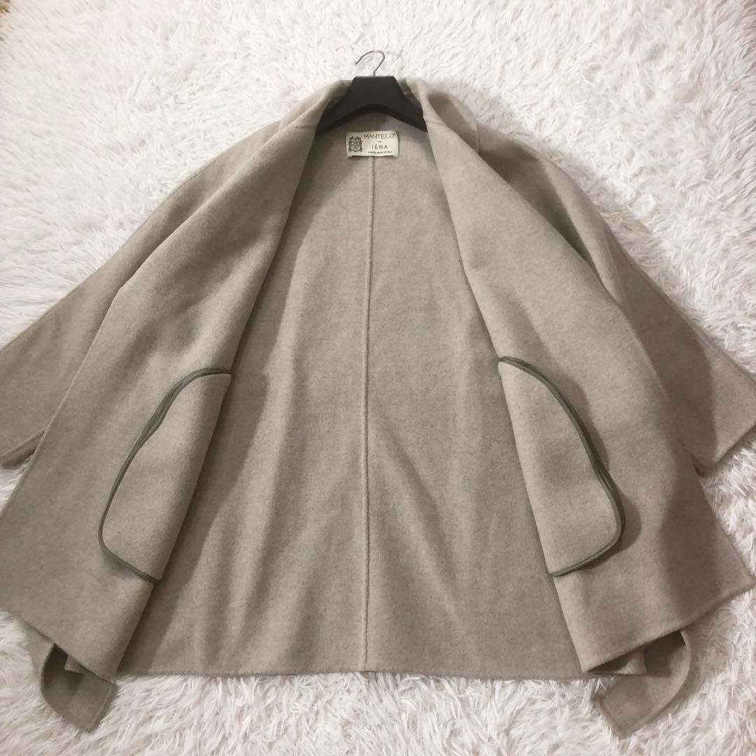 美品 イエナ MANTECO PUREダブルフェイスショートコート