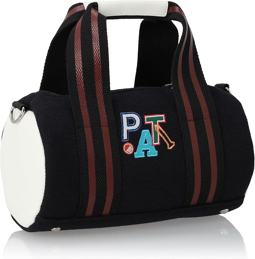 ②新品 パーリーゲイツ カートバッグ カレッジワッペンシリーズ 2way仕様